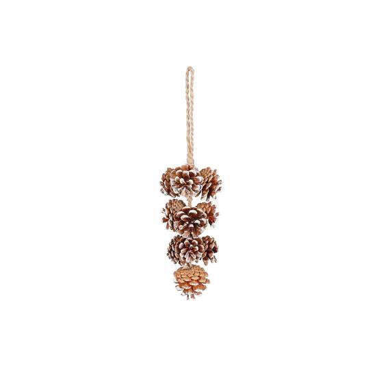 Guirlande pomme de pin white wash -pomme de pin-White W- l35xd7cm