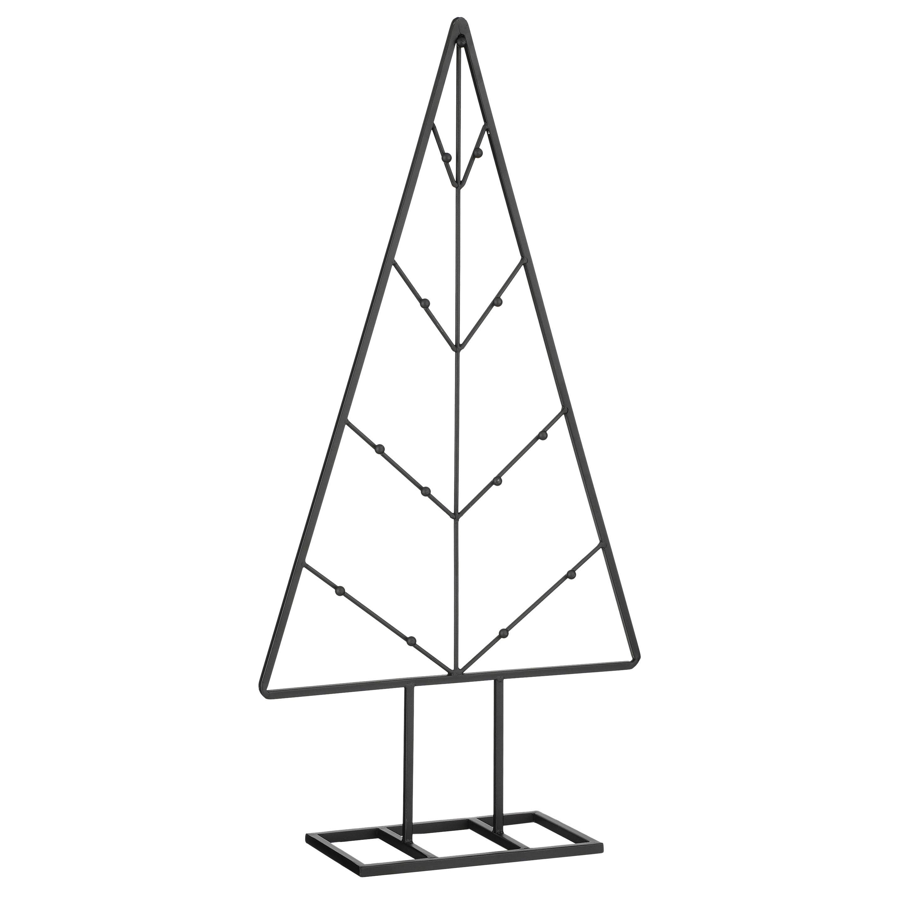 Decoration arbre noir -fer-Noir- l40xb15xh80cm