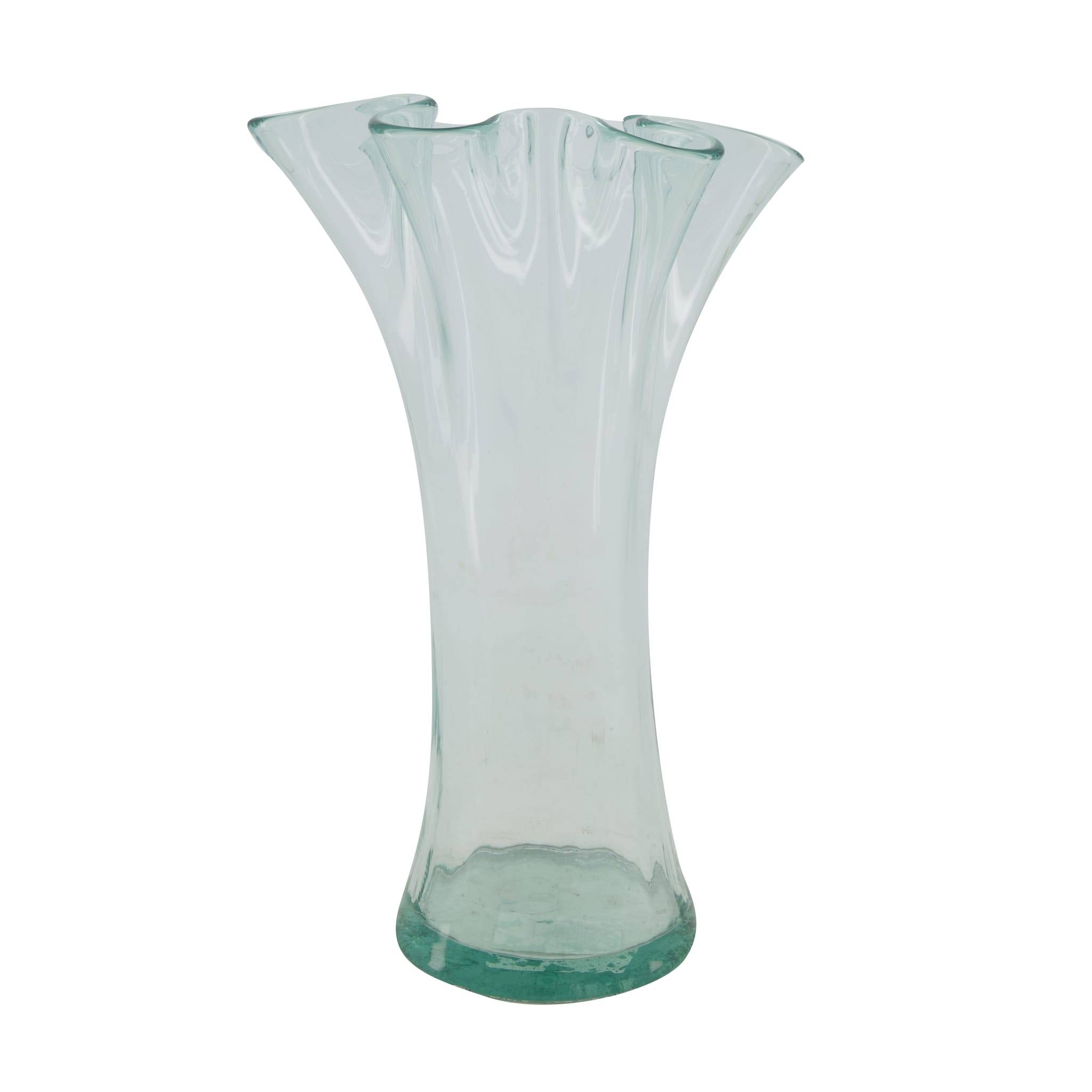 Vase verre recyclé 20x20x30cm