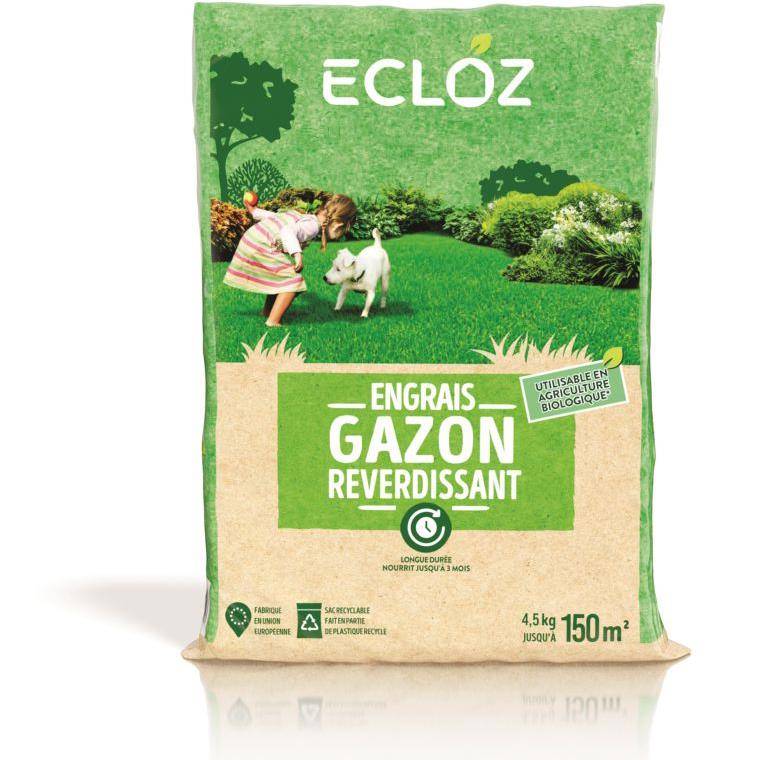 Ecloz - Ecloz - Engrais gazon reverdissant longue durée Ecloz 150m²