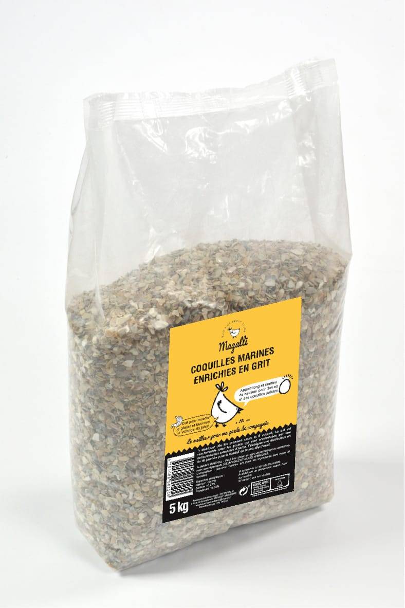 Magalli - Coquilles Marines Calcaires Enrichies En Grit 5 kg - MAGALLI - Image 6