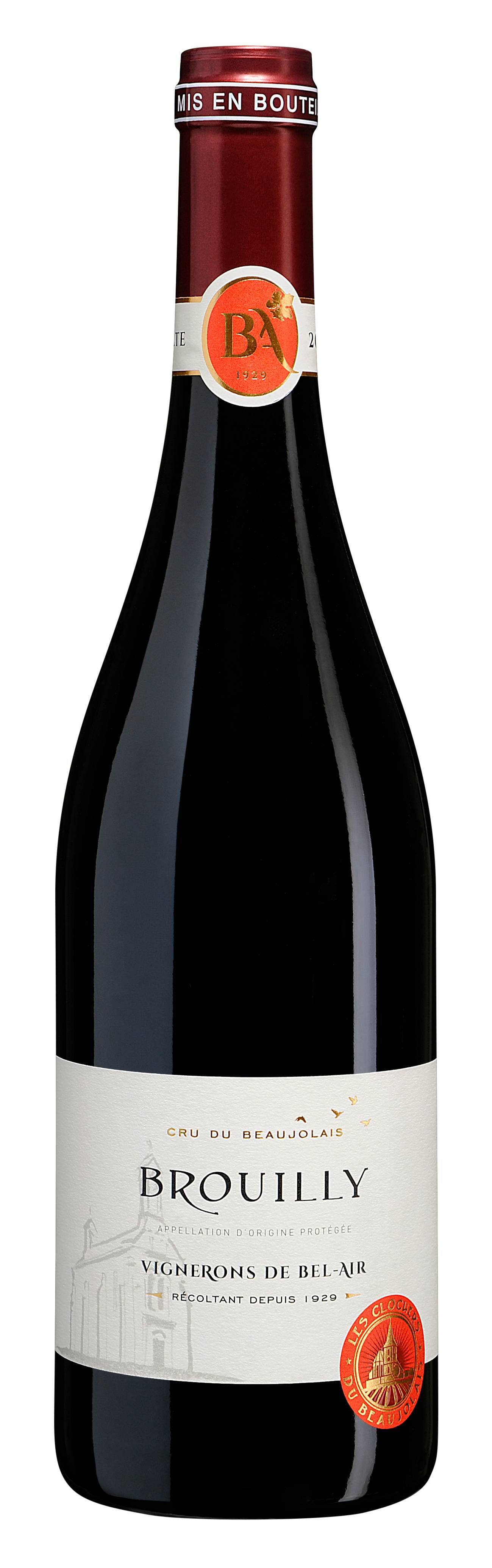 Vignerons de Bel Air - AOP Brouilly tinto 75 cl - Clochers