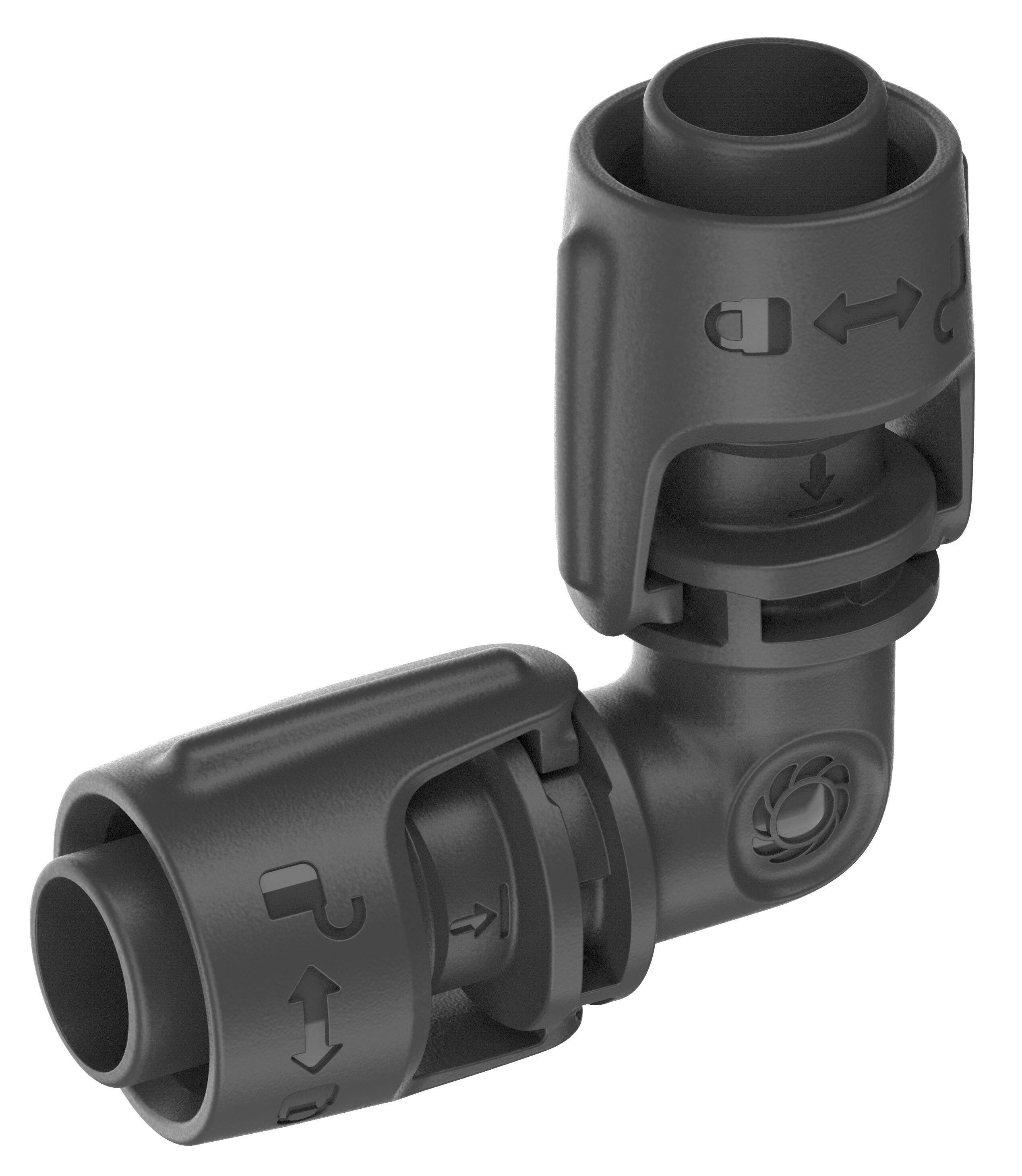 Gardena - Jonction en L 13 mm Boîte de 5 pièces Quick & Easy - Gardena - Imagen 1