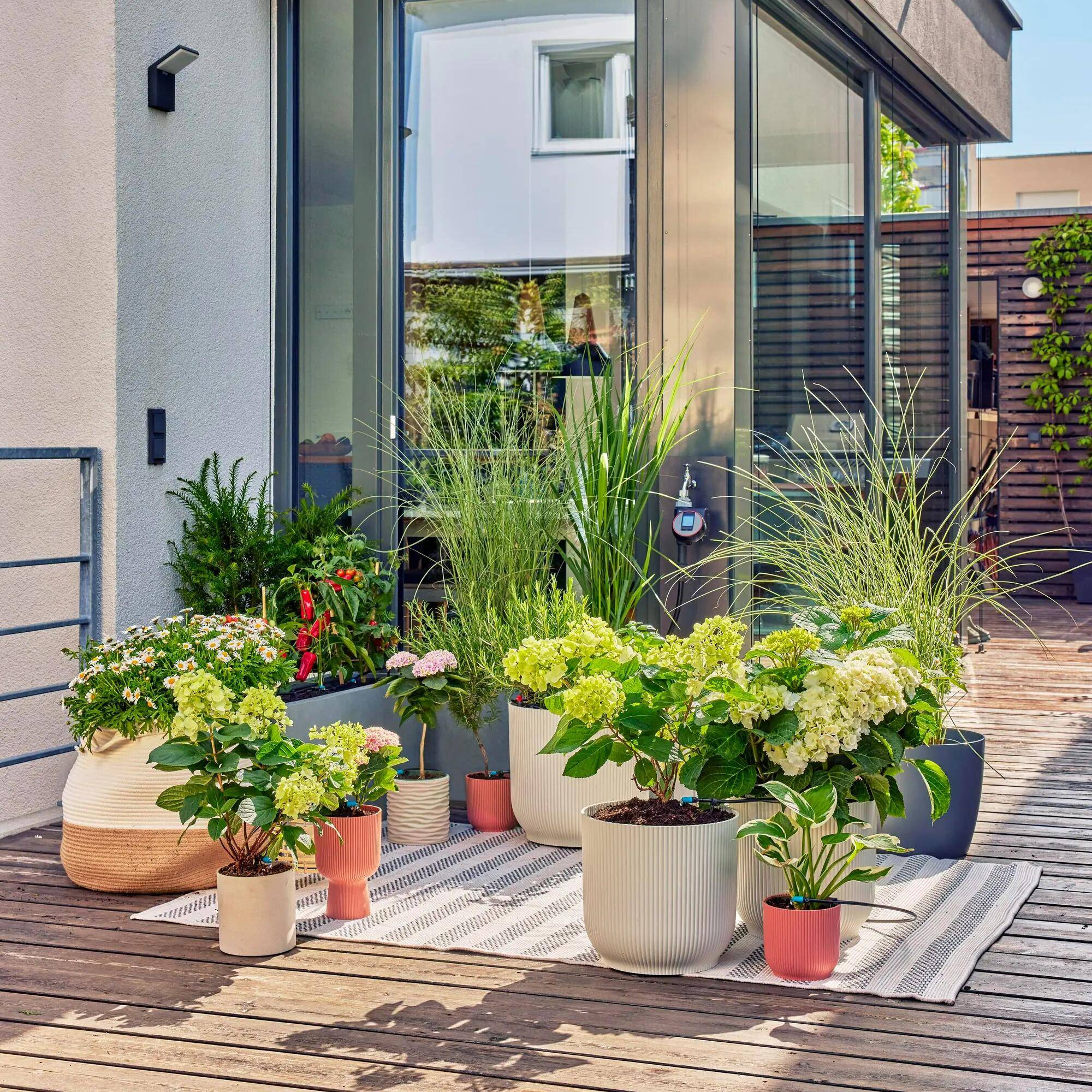 Gardena - Kit d'arrosage goutte-à-goutte pour terrasse 30 plantes - Gardena - Imagen 9