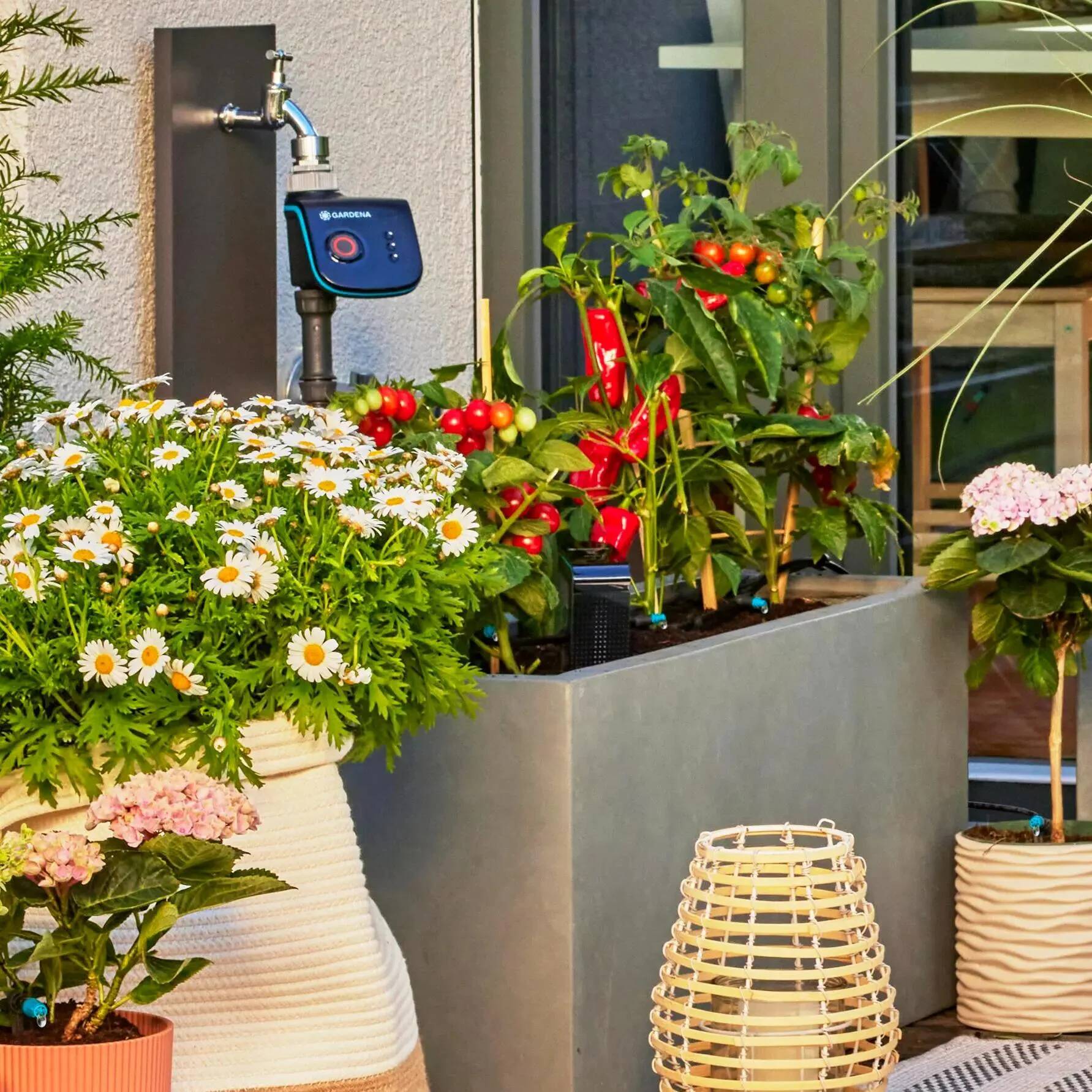Gardena - Kit d'arrosage goutte-à-goutte pour terrasse 30 plantes - Gardena - Imagen 8
