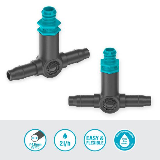 Gardena - Goutteur en ligne auto-régulant 2L/h Boîte de 10 pièces - Gardena - Image 6