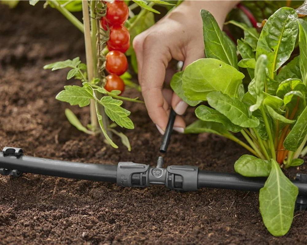 Gardena - Réducteur en T plastique rouge entre tuyaux Ø 13 et 4,6 mm - Gardena - Image 4