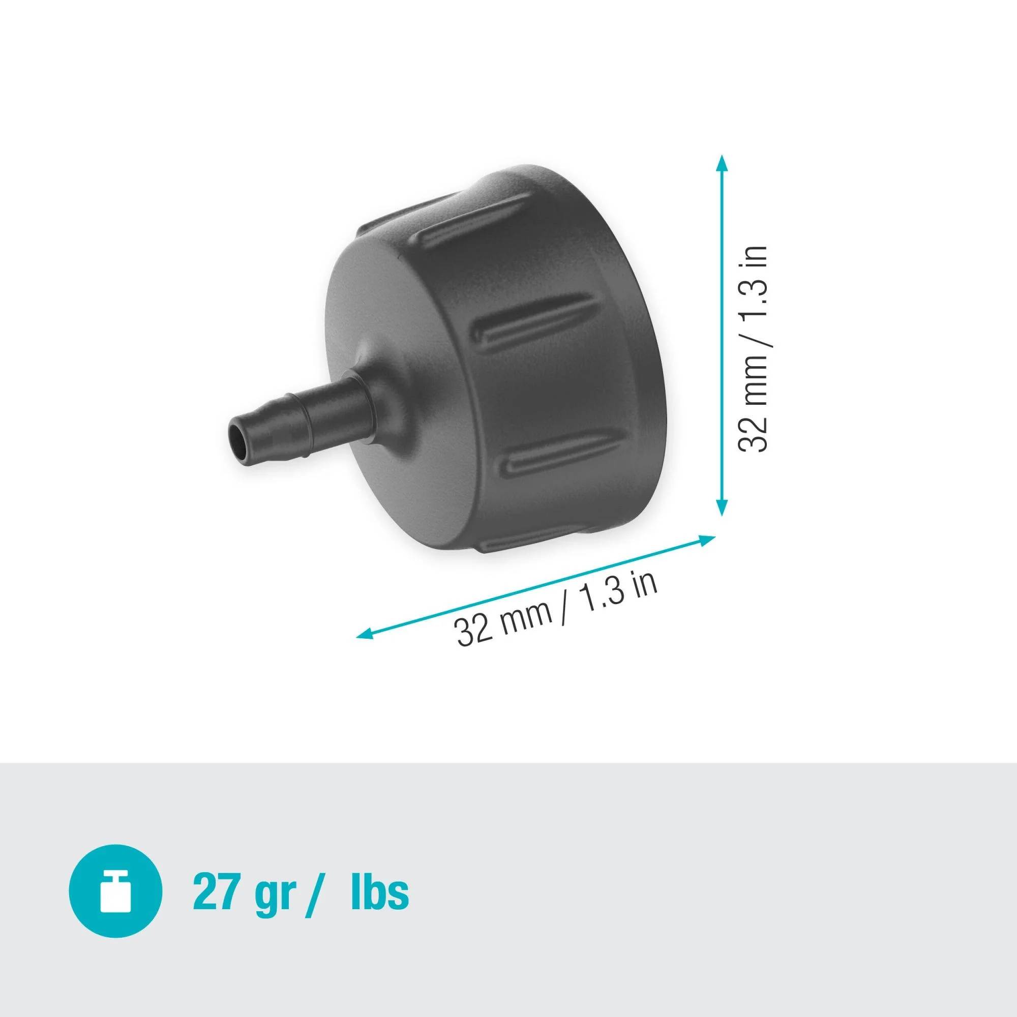 Gardena - Raccord nez de robinet 4,6 mm Micro-Drip Quick and Easy - Gardena - Imagen 2
