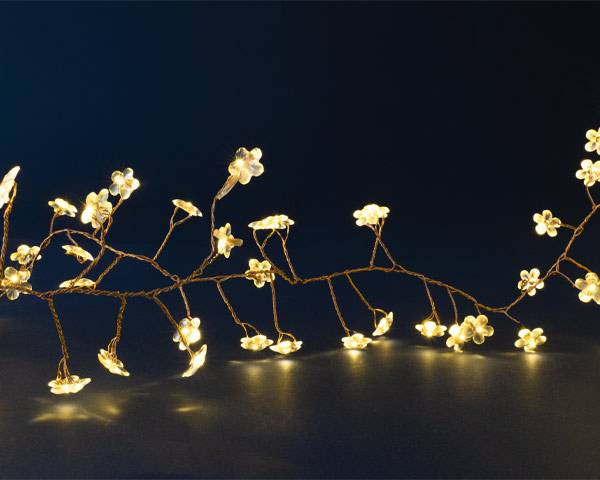 Blachere Illumination - Guirnalda micro-LED decoración flores Blanco cálido L.2 m - Blachere Illumination - Imagen 1