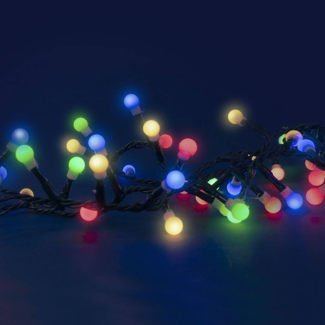 Blachere Illumination - Guirnalda LED cherry light compact Multicolor L.9 m - Blachere Illumination - Imagen 1