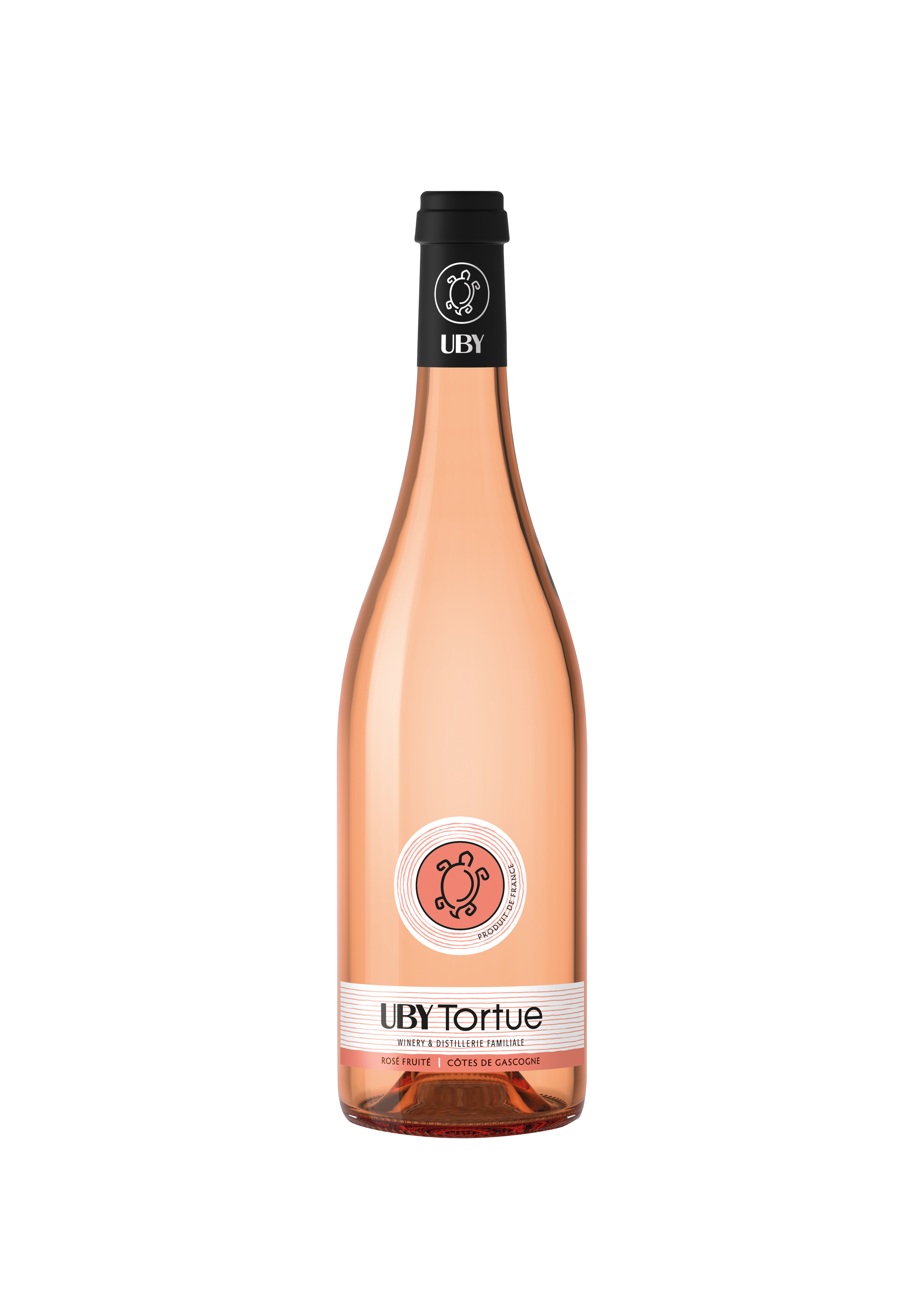 Uby Tortue - Vin rosé IGP Côtes-de-Gascogne Uby tortue