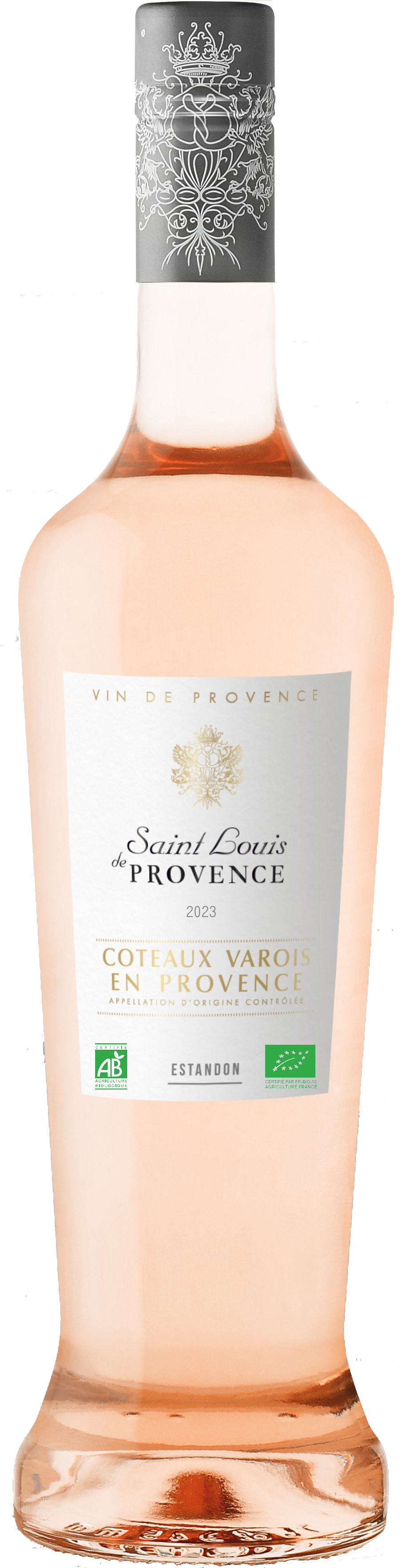 ESTANDON - AOP Coteaux Varois en Provence BIO - St Louis de Provence rosé 75 cl - Estandon
