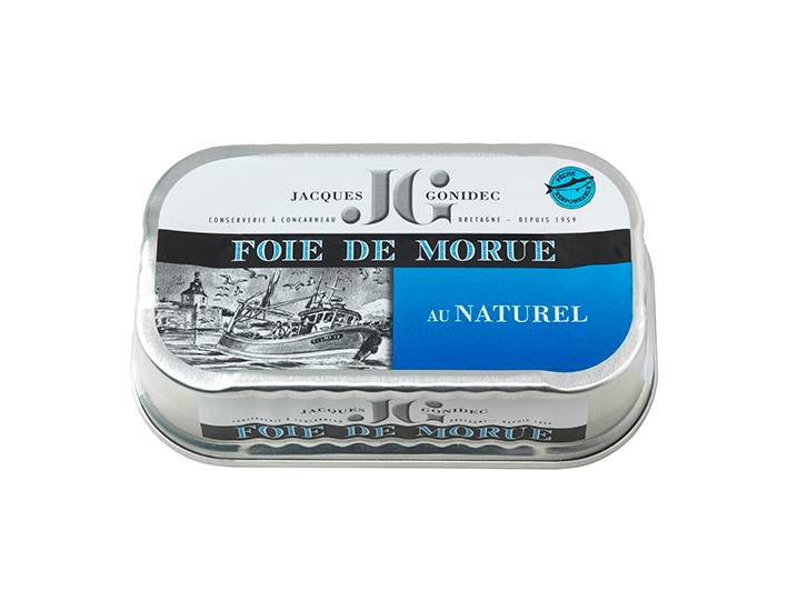 Jacques Gonidec - Foie de morue 120 g - JG