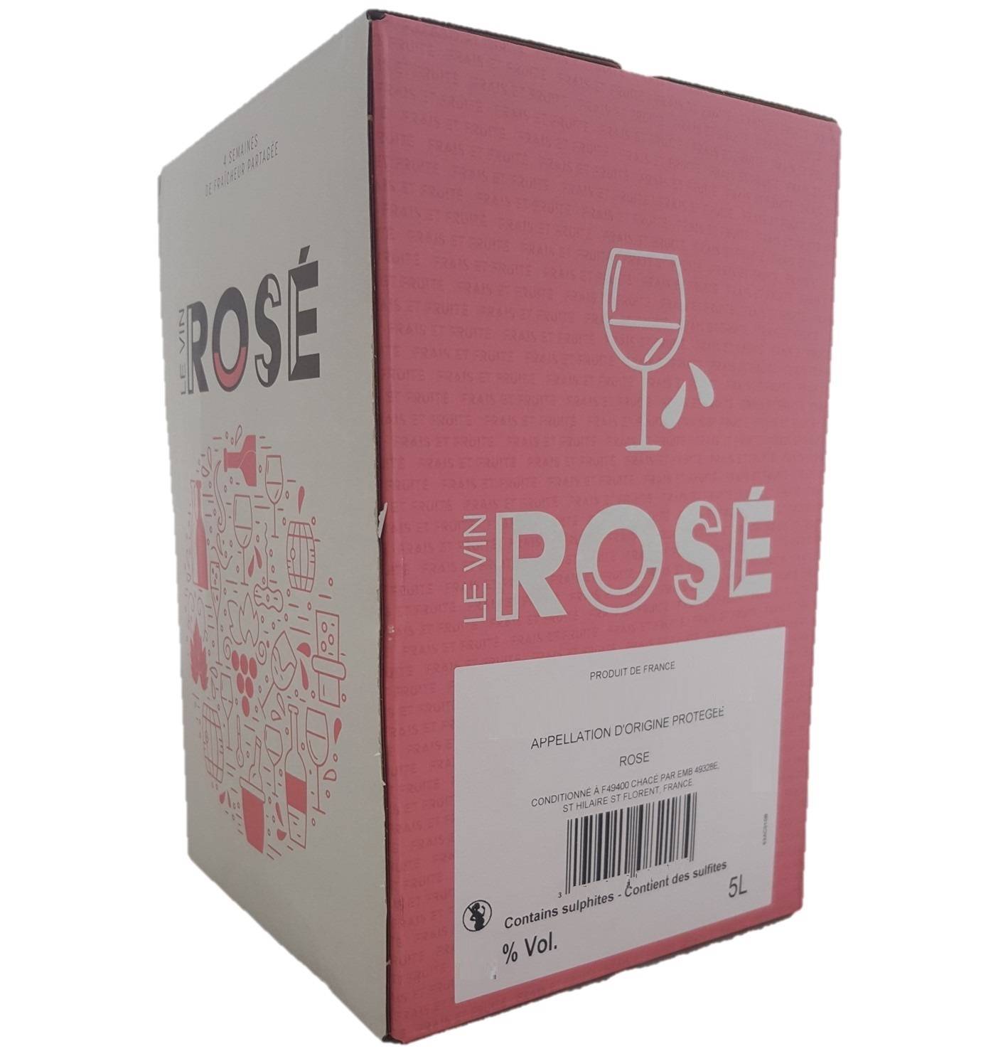 Orchidees Maisons de Vin - AOP Rosé De Loire 5 l - Orchidées Maisons de Vin - Imagen 1