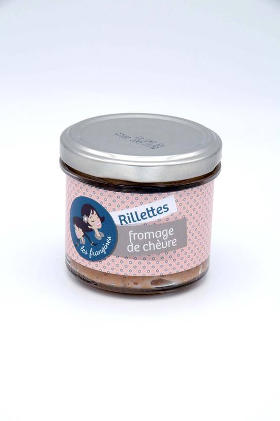 Les Frangines - Rillette de porc fromage de chèvre 90 g - Les Frangines