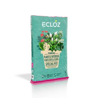 Ecloz - Terreau plantes d'intérieur 6L - ECLOZ