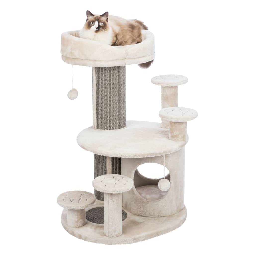 Árbol para gato Emil sisal y poliéster gris claro H.96 cm - Trixie - Imagen 3