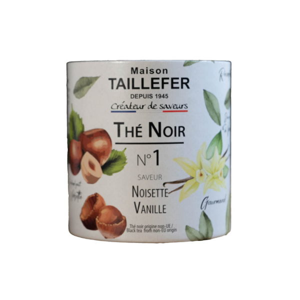 Maison Taillefer - Thé noir noisette et vanille 60 g - Maison Taillefer - Imagen 1
