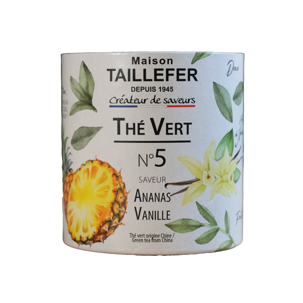 Maison Taillefer - Thé vert  ananas et vanille 60 g - Maison Taillefer - Imagen 1