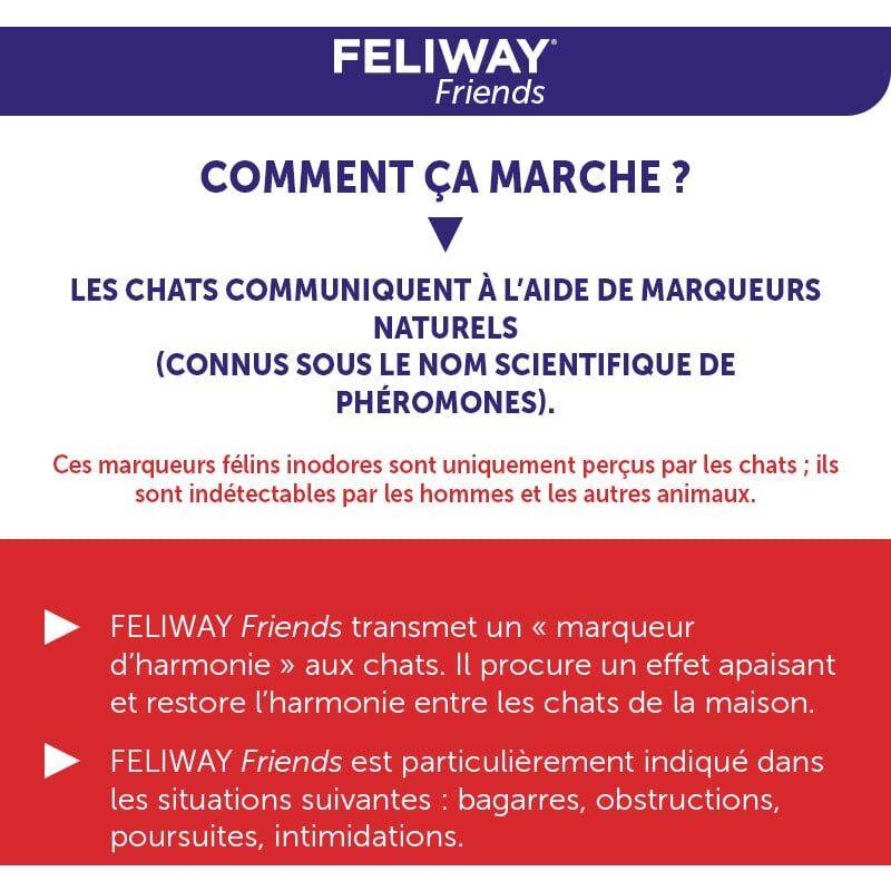 Apaisant Feliway Friends pour chat recharge diffuseur 3x48 ml – FELIWAY - Image 5