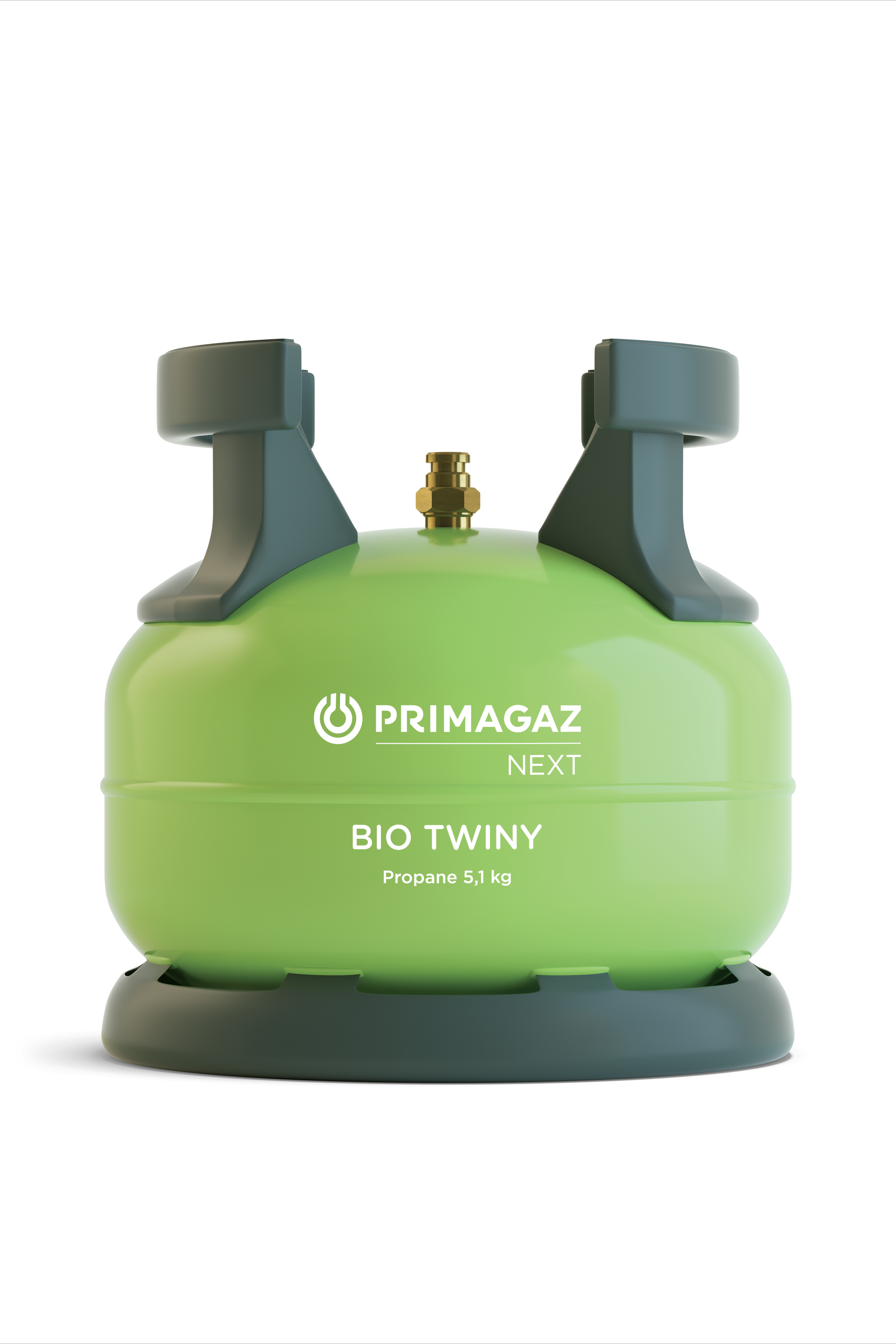 Bouteille de gaz Bio Twiny 100% Bio Propane vert Ø 31 cm H 31 cm - Primagaz