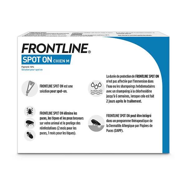 Frontline Spot On Chien M 6 pipettes 10-20kg – FRONTLINE - Image 2