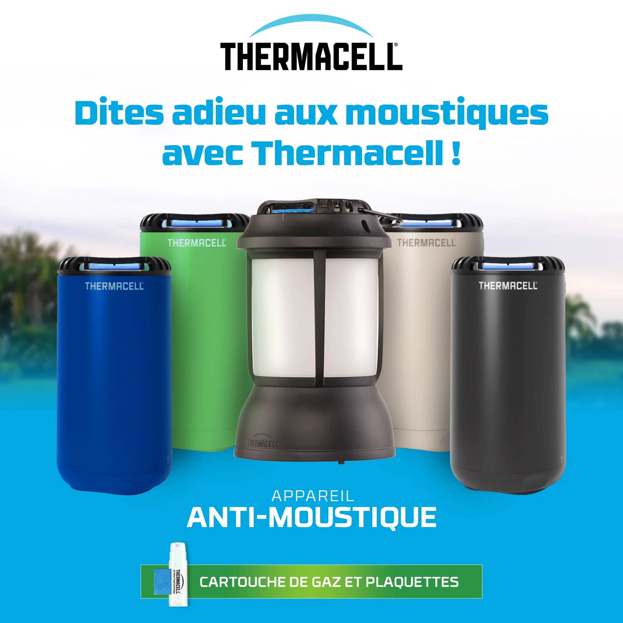 Appareil anti-moustiques sans fil diffuseur bleu nuit 20m² – THERMACELL - Imagen 4