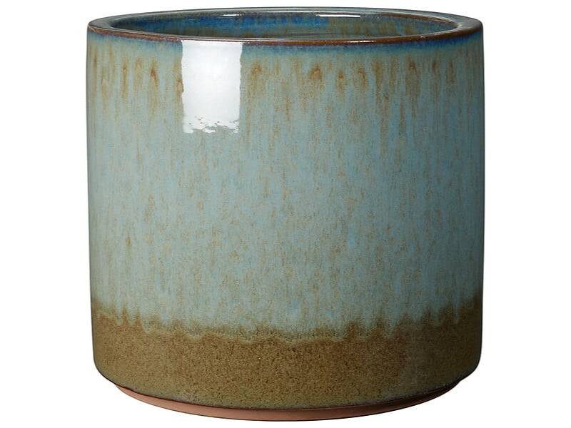 Pot Océan Terre cuite émaillée Bleu Azur 38 x H 34 cm 30 L – DEROMA - Image 4