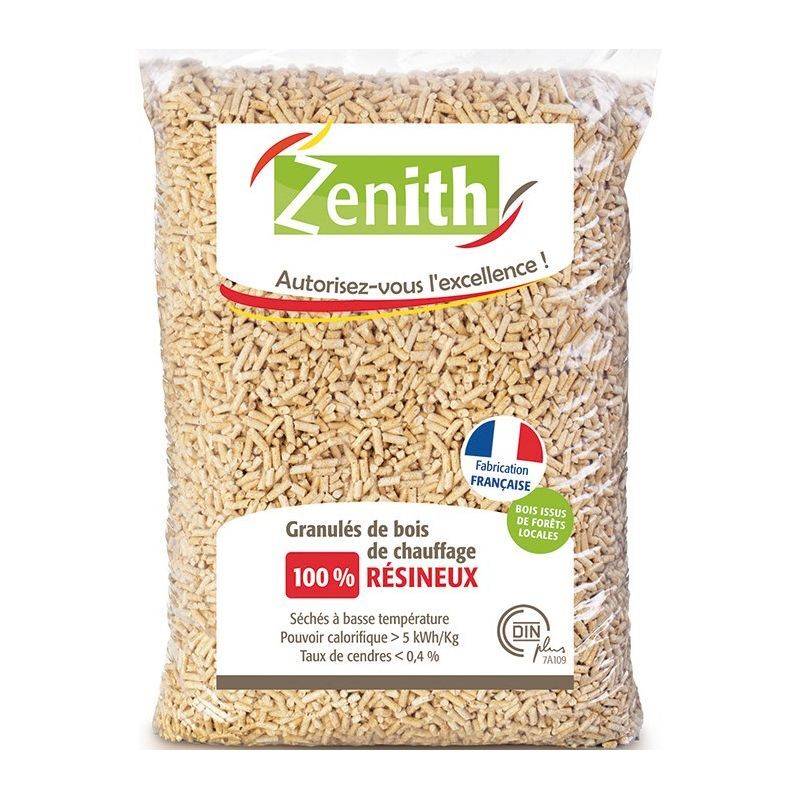 Pellet / Gránulos de madera resinosa DIN plus 15 kg - ZENITH