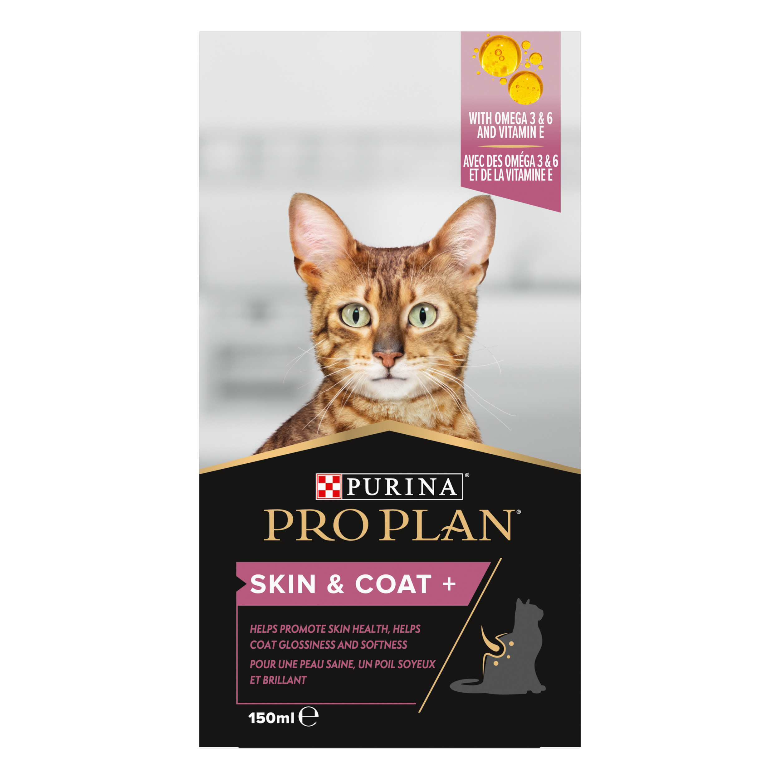 Purina Pro Plan - PRO PLAN Skin & Coat+ Chat Aliment complémentaire 150ml - Imagen 4