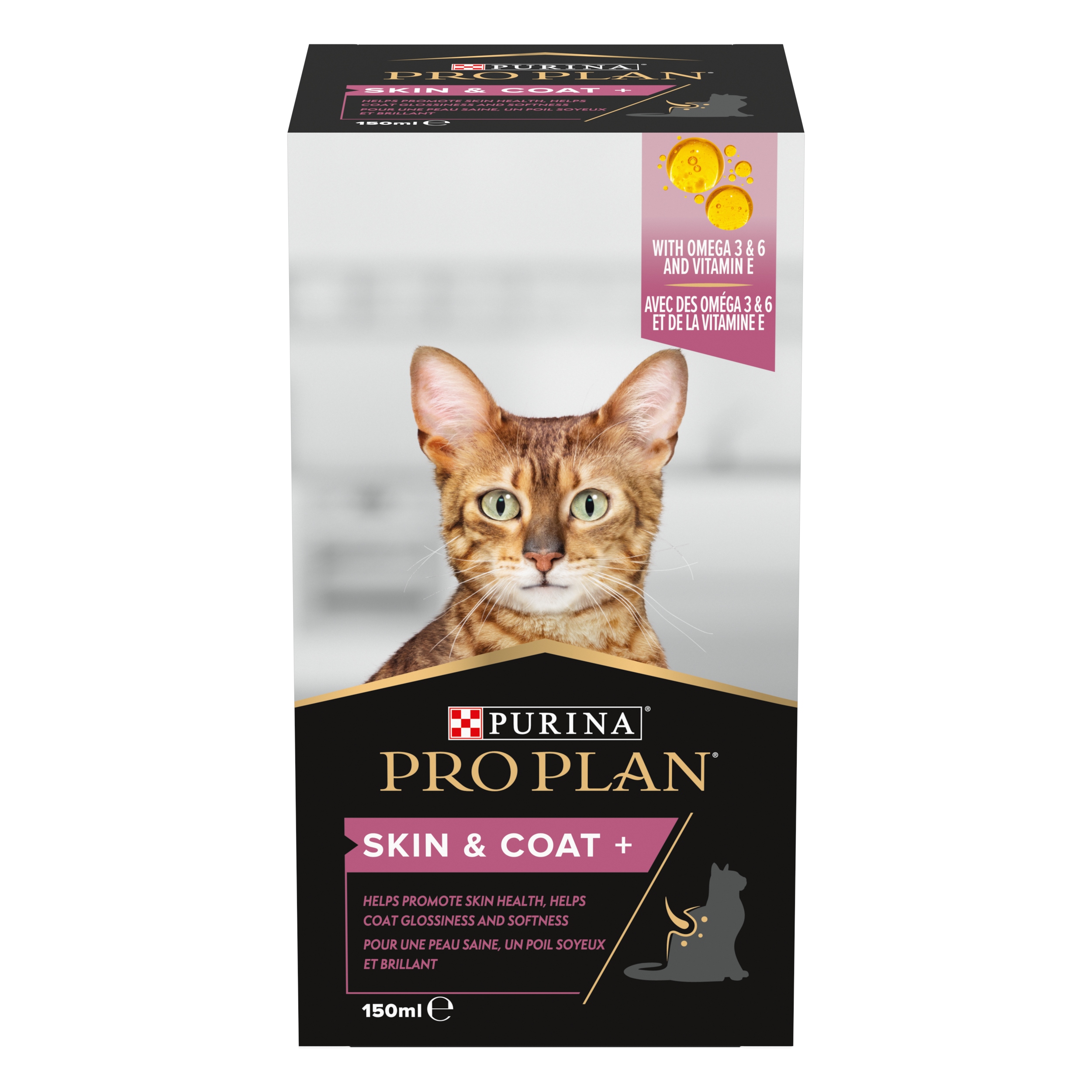 Purina Pro Plan - PRO PLAN Skin & Coat+ Chat Aliment complémentaire 150ml - Imagen 2