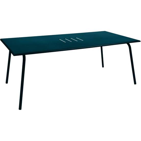 Fermob - Table de jardin rectangulaire acier bleu acapulco 8 personnes Monceau Fermob - Image 1
