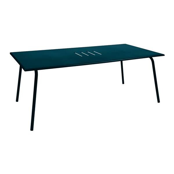 Fermob - Table de jardin rectangulaire acier bleu acapulco 8 personnes Monceau Fermob - Image 2
