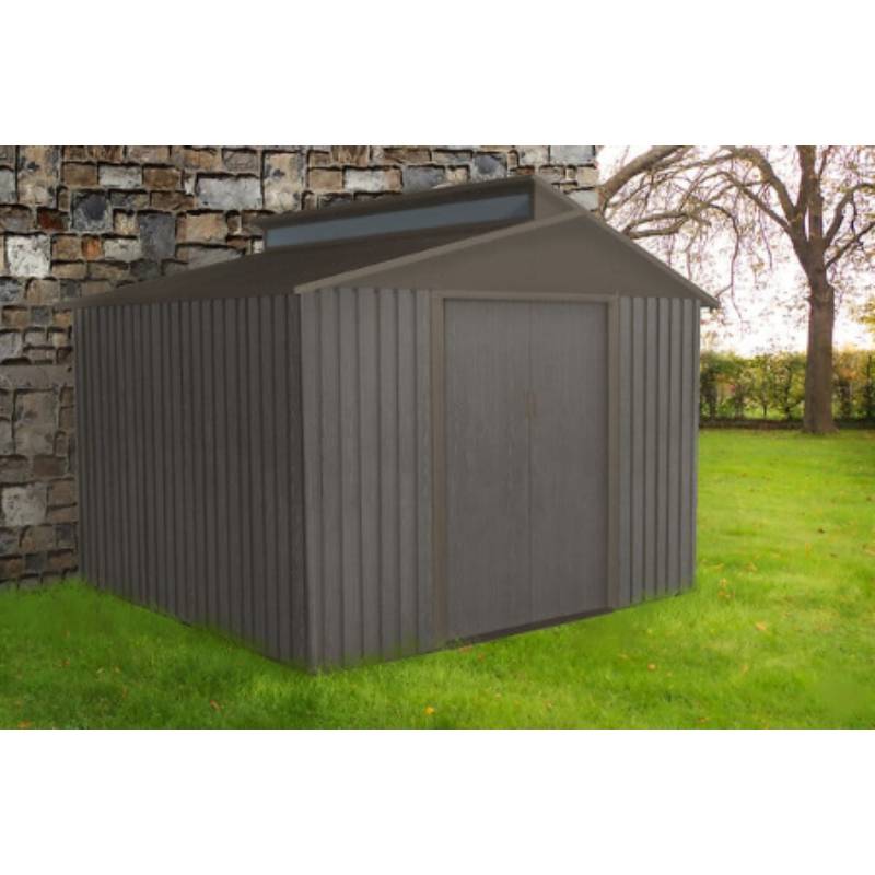 Abri de jardin métal aspect bois 7,25 m² Ep. 0,30 mm - Image 1
