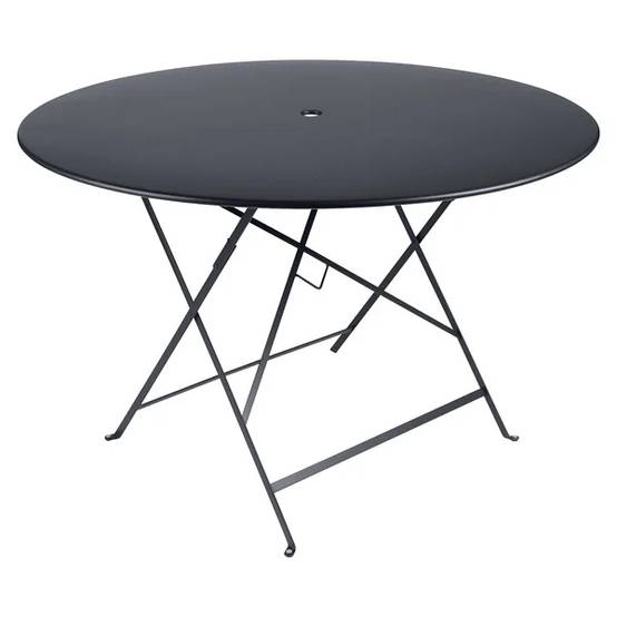 Fermob - Table de jardin ronde pliante acier carbone 6 personnes Bistro FERMOB - Image 2