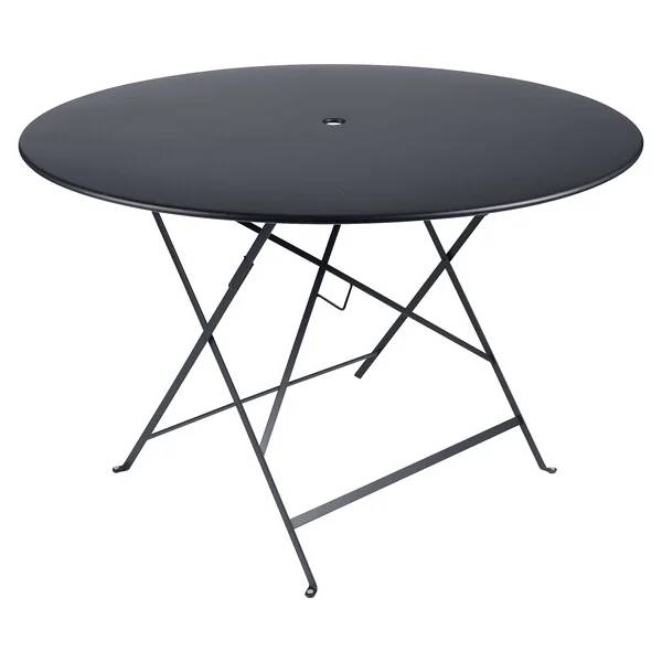 Fermob - Table de jardin ronde pliante acier carbone 6 personnes Bistro FERMOB - Image 2