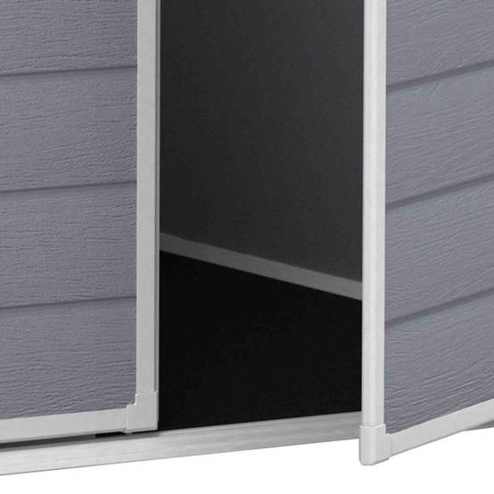 Abri de jardin résine gris avec plancher 2,5m² Premium Keter - Image 2