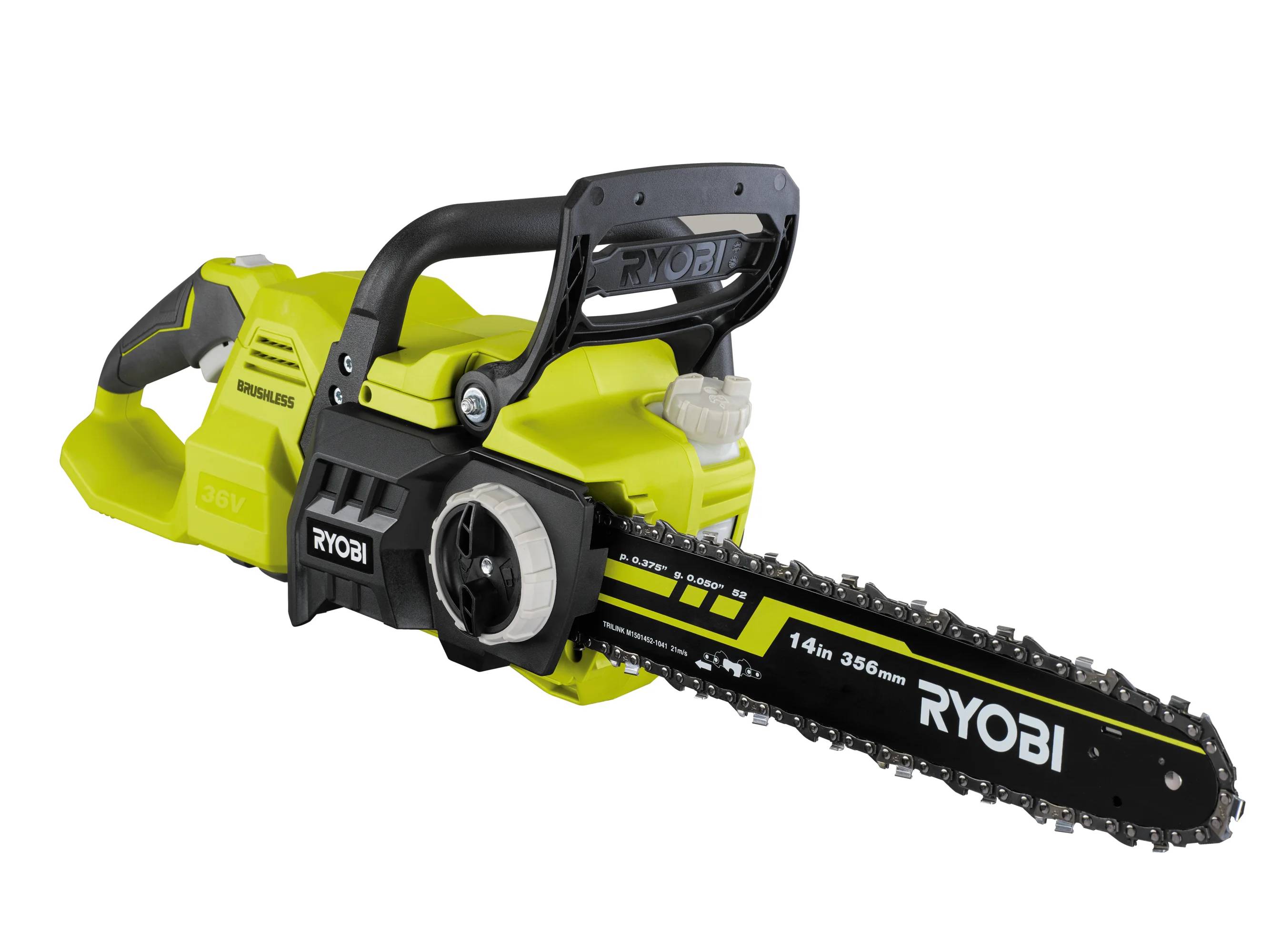 Tronçonneuse à batterie RYOBI RY36CSX35A-0 36V guide 35 cm - Mach - Image 11
