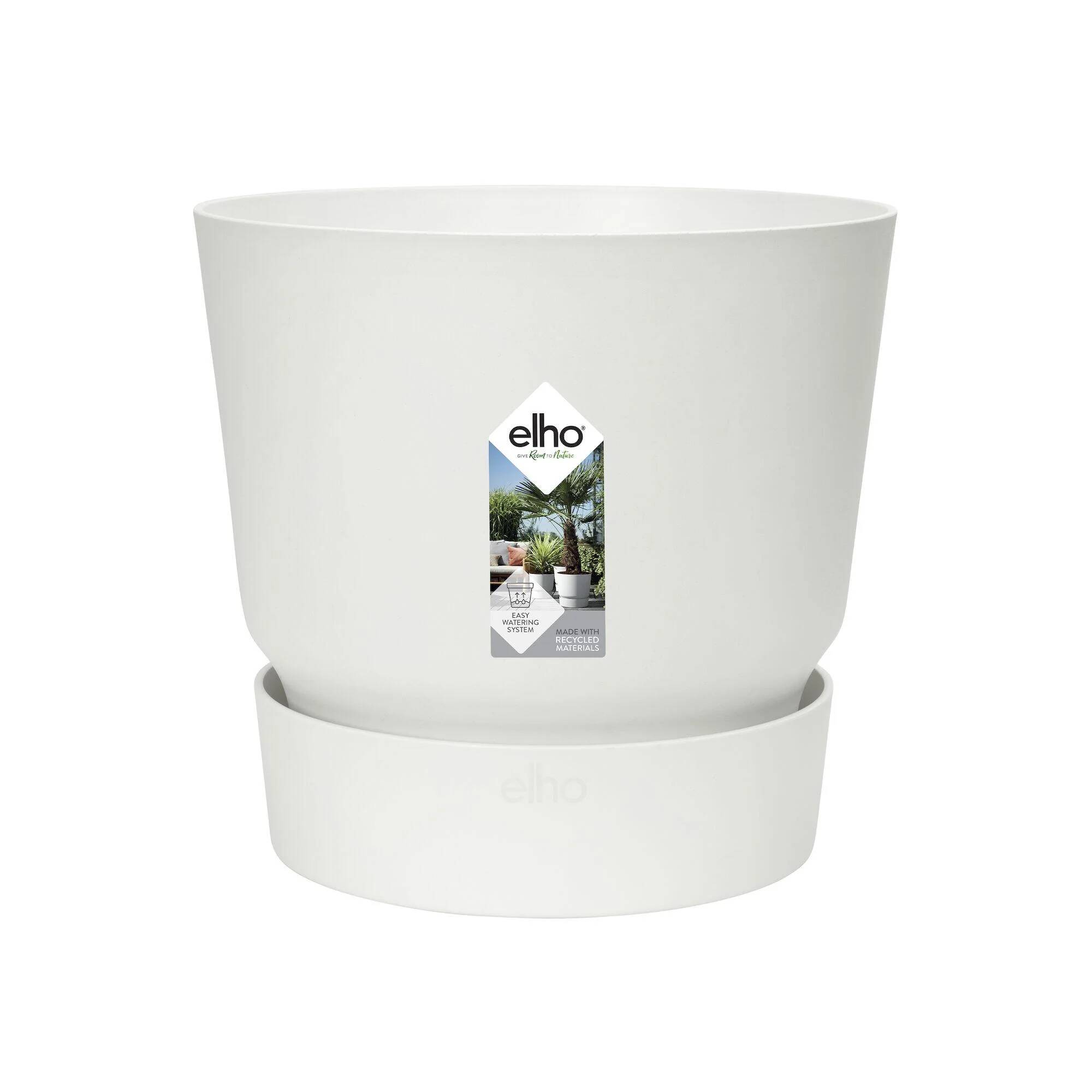 Maceta Elho Greenville Ø47 H44 cm blanco - Imagen 5