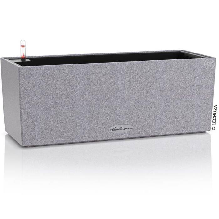 Jardinière Lechuza  L50 H19 cm gris pierre - Image 1