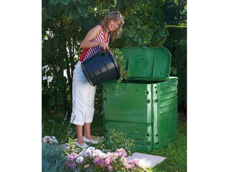 Composteur Thermo-King Polypropylène Vert 600 L H 104 cm - GARANTIA - Image 5