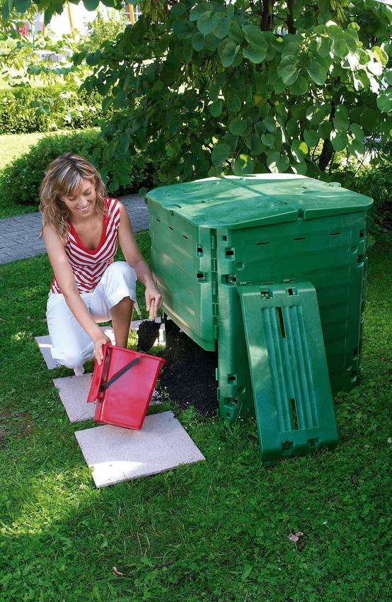 Composteur Thermo-King Polypropylène Vert 600 L H 104 cm - GARANTIA - Image 13