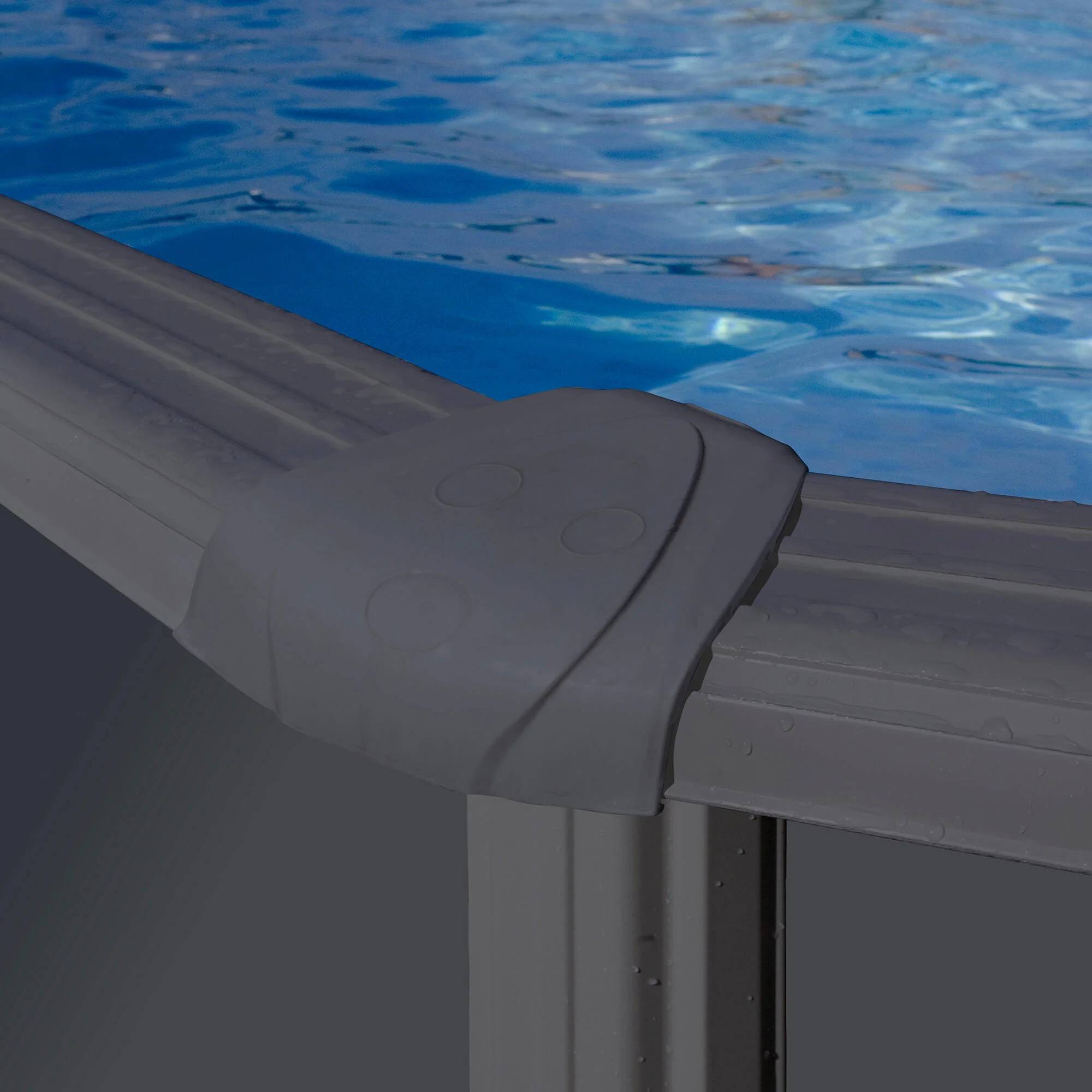 Gré - Piscine hors-sol acier gris anthracite - GRE - Image 13