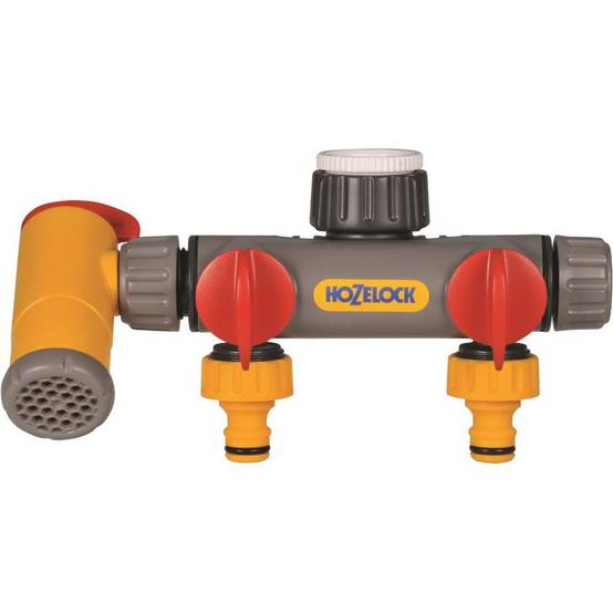 Raccord de tuyaux d'arrosage HOZELOCK 3 circuits Flowmax avec nez - Image 3