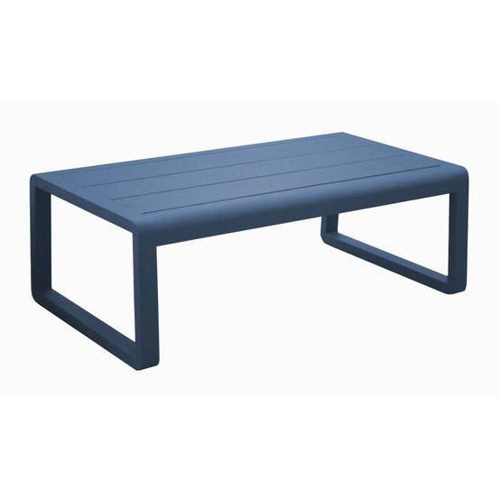 Proloisirs - Table basse aluminium bleu – PROLOISIRS