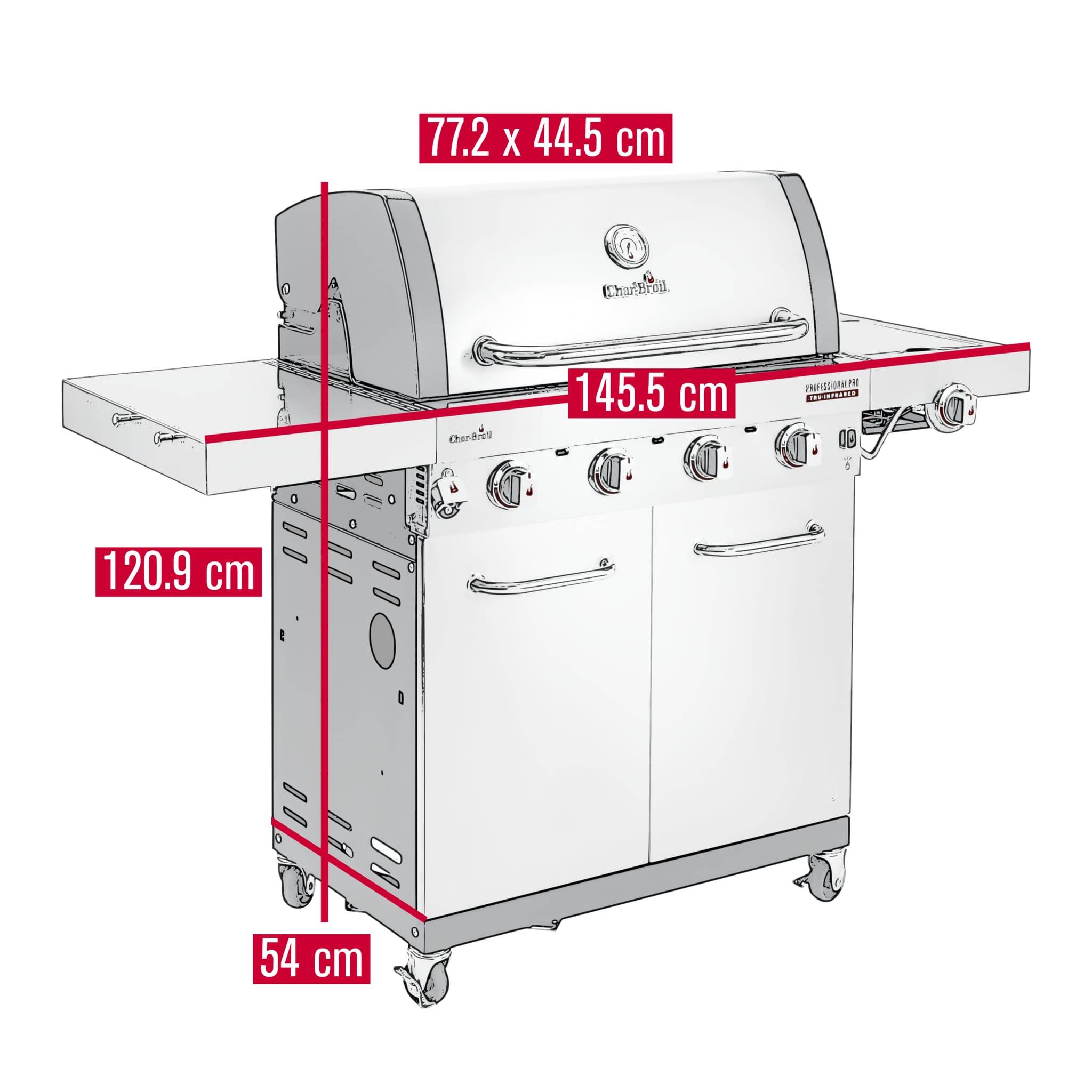 Char-broil - Barbecue à gaz Char-Broil Professional PRO S 4 - Imagen 11