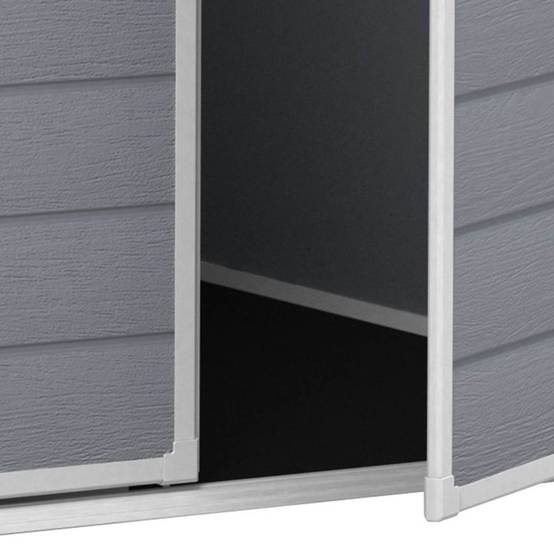 Abri de jardin résine anthracite avec plancher 4,4m² Premium Keter - Image 3