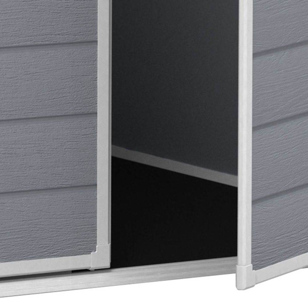 Abri de jardin résine anthracite avec plancher 4,4m² Premium Keter - Image 3