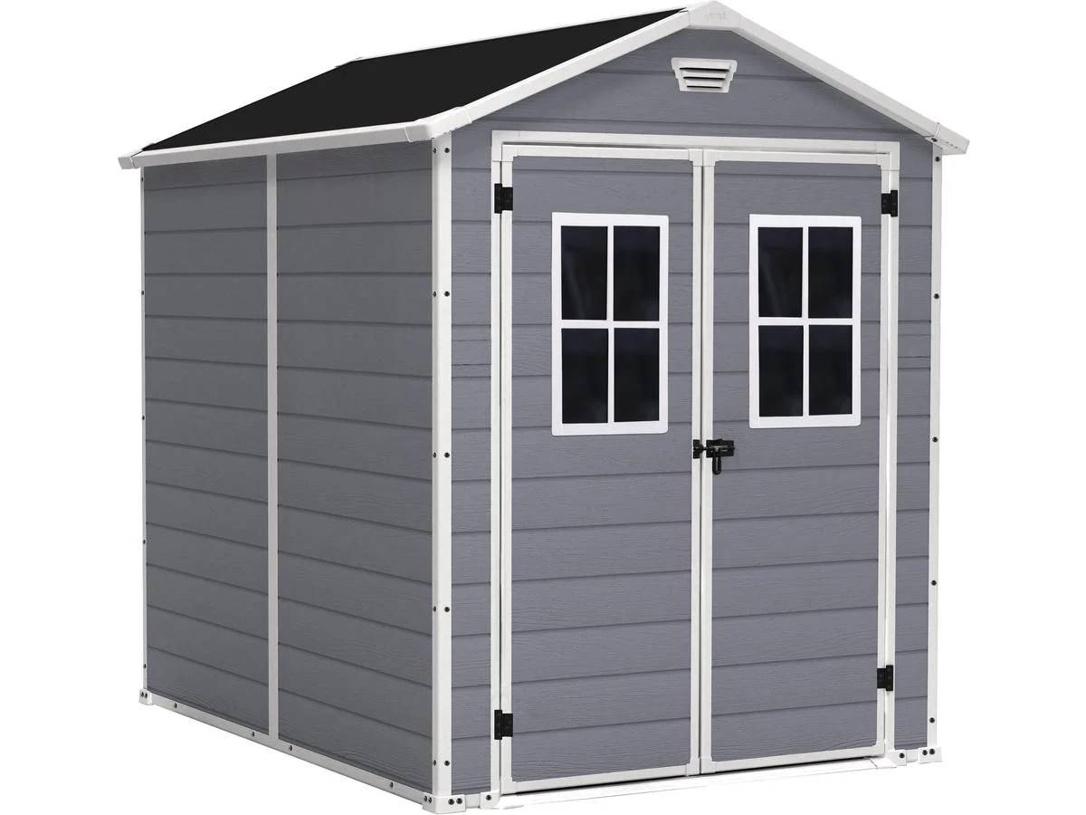 Abri de jardin résine anthracite avec plancher 4,4m² Premium Keter - Image 11