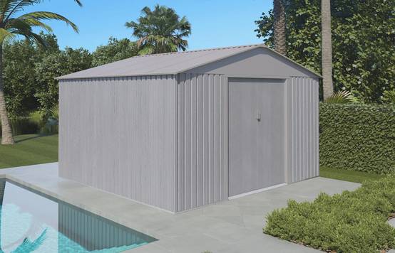 Abri de jardin résine anthracite avec plancher 8m² Brossium Keter - Image 19